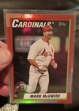 2025 Topps Update Series - Mark McGwire #U90-19 Rainbow Foil 35th Anniversary 