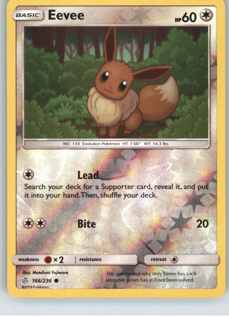 Eevee SM - Cosmic Eclipse [166/236] Common Reverse Holofoil NM Pokemon