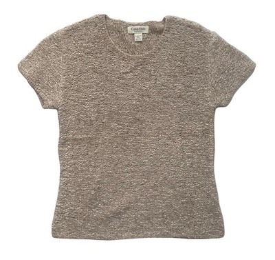 Calvin Klein Collection Spring 1994 Silk Knit Top Vintage 1990