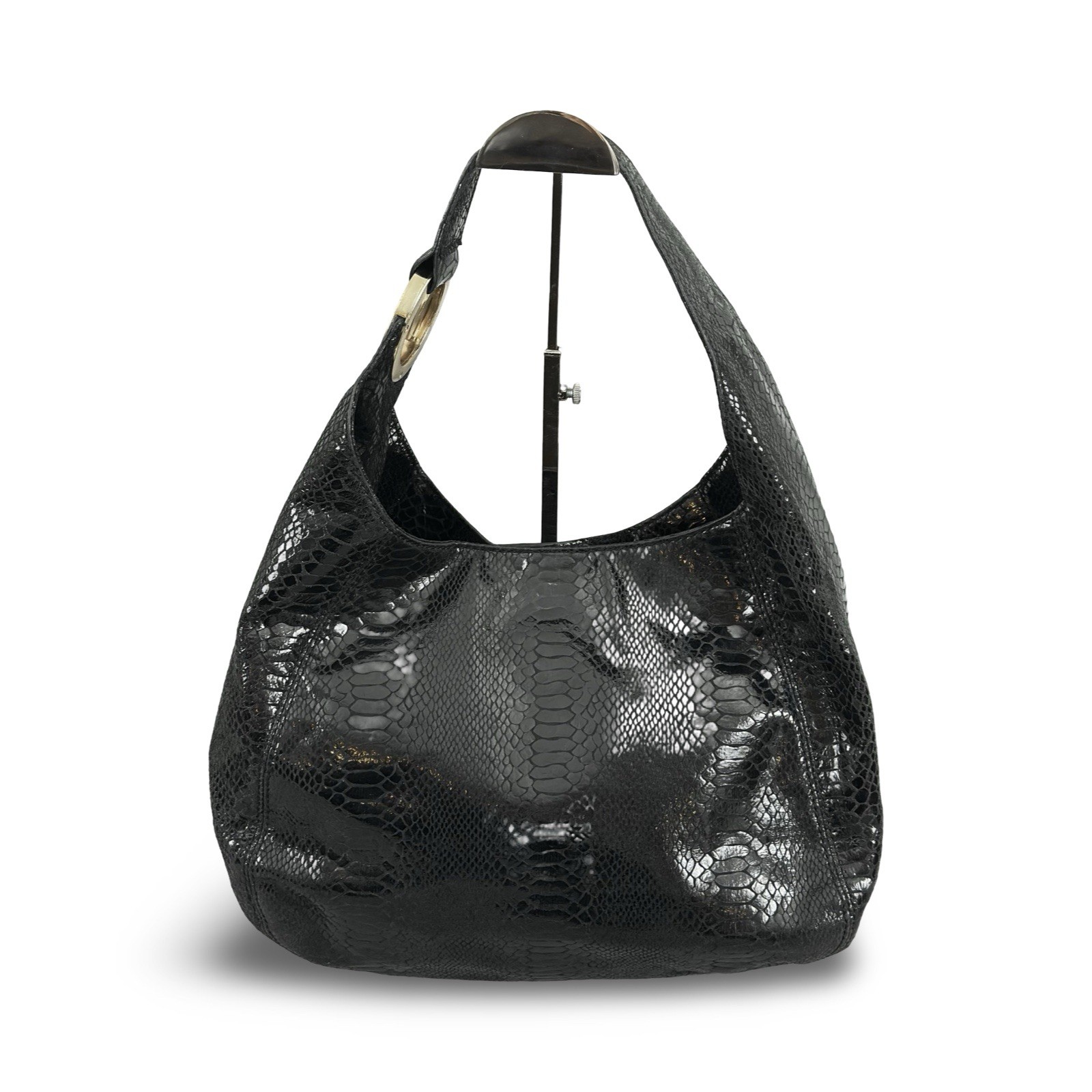 Michael Kors Fulton Black Python Snakeskin Emboss… - image 10