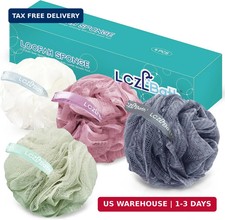 Shower Loofah 4PCS Soft Bath Body Sponge 60g Loofa Set Thick Wash Puffs for Wome