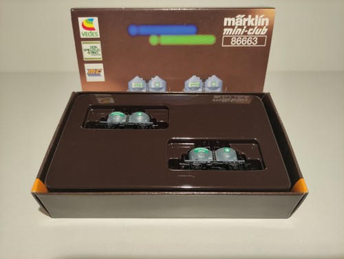 Märklin Mini-Club Z 86663 Silowagen-Set 2tlg. (P348) | Zustand: Gebraucht