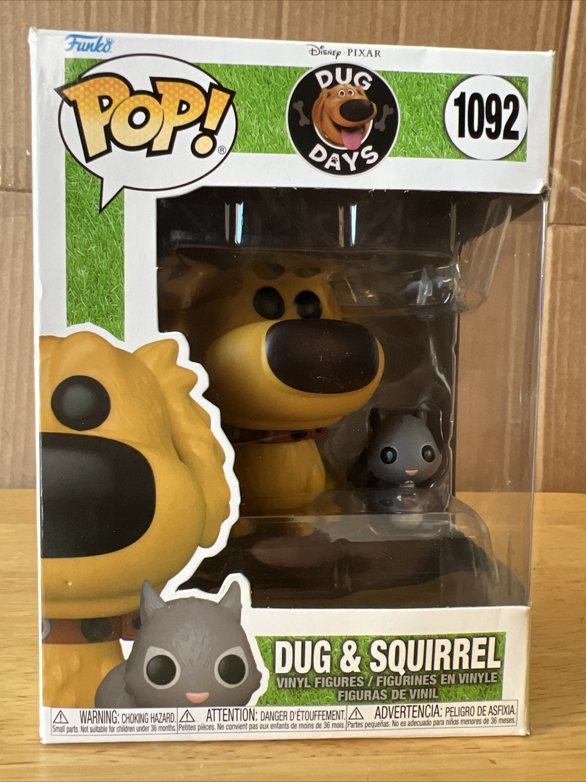 Funko Pop Dug Days #1092 Dug &Amp; Squirrel Used Minor Box Damage