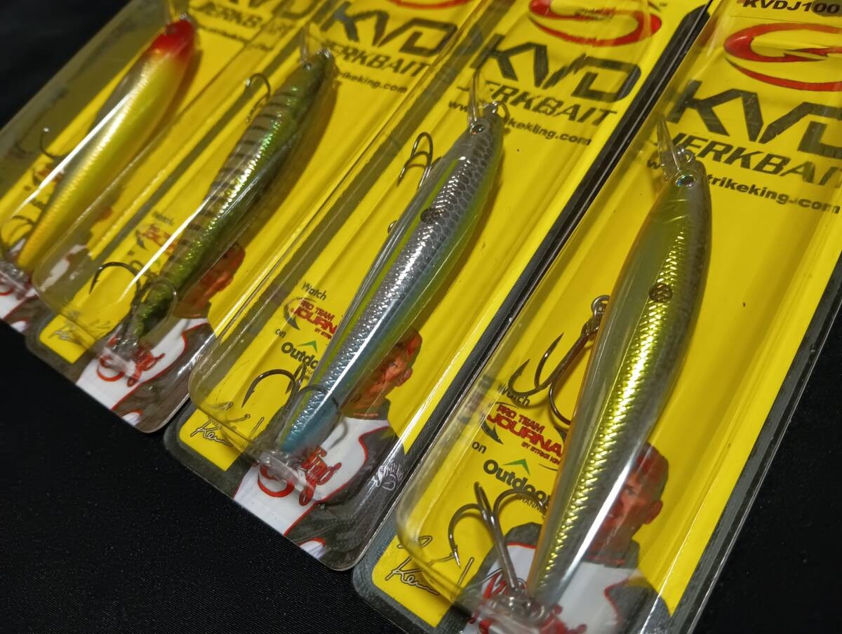 Strike King KD Jerkbait J100 Set of 4 2 Strike King JERKBAIT KDJ100 - Image 5