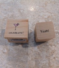 New Rubber Stamps "Celebrate" and "Yeah"