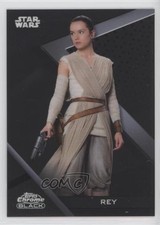 2022 Topps Chrome Black Star Wars The Force Awakens Rey #21 a4e