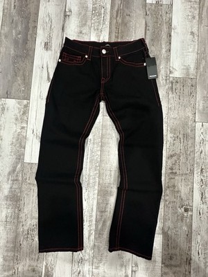 True Religion Y2K Vintage Men's RICKY Relaxed Straight Fit Jeans, Size 32/34