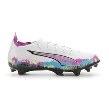 PUMA Ultra 6 Carbon Brilliance Firm Ground Soccer Cleats Womens White Sneakers A