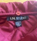 Two Unlined Thin Quilted Vests PXL L Red Off-White — photo 6