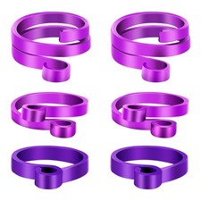 Handmade Crochet Tension for Finger,Loop for Knitting,Metal Open Yarn Guide C...