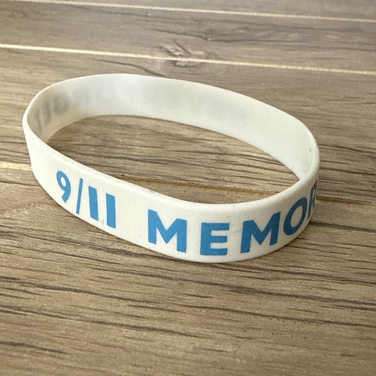 911 9/11 Memorial WristBand Rubber NYC Souvenir Visitor Tourist