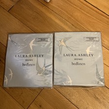Rare Pair Of LAURA ASHLEY Bluebirds Pillowcases BNWT
