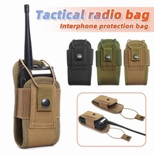 CUGUU Walkie Talkie Storage Bag   Interphone Protection Nylon Pouch with Adjusta