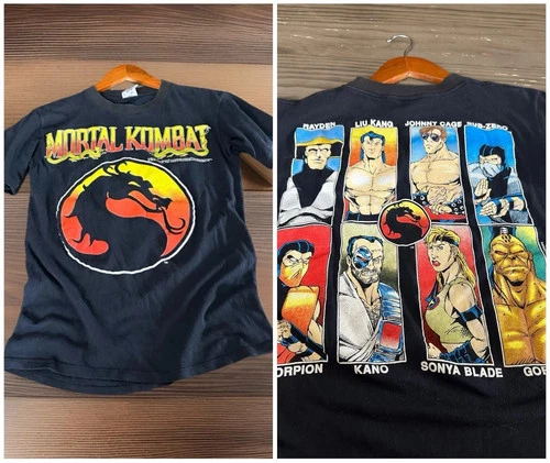 SALE - Vintage 1992 Mortal Kombat T-Shirt reprint Gift Fan Shirt S-3XL