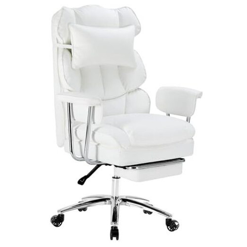 Executive Home Office Desk Chair - Ergonomic Big Tall High Back with Footrest