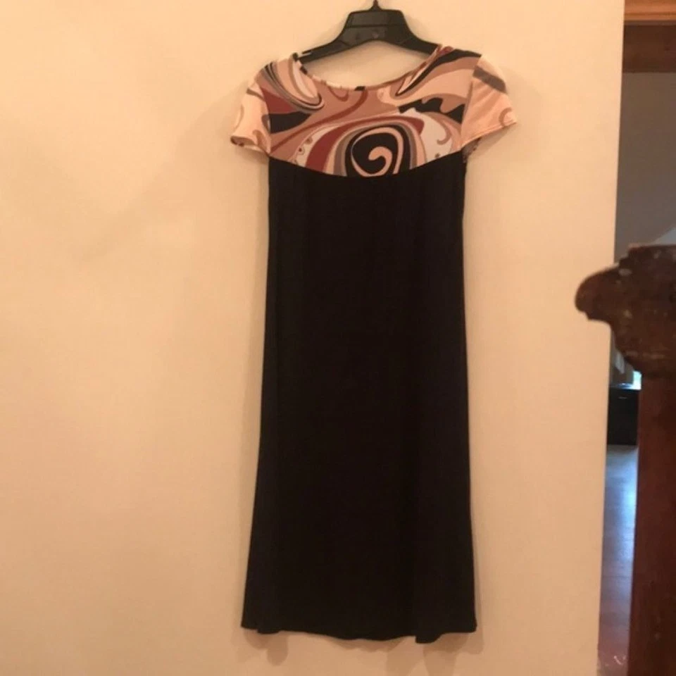 🖤✨ Vestido Sweetees Mujer Estampado Abstracto Cintura Imperio | Talla M ✨🖤 Foto 2 de 4