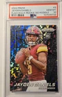 Jayden Daniels 2024 Prizm   #8 - Flashback Rookie-No Huddle - PSA 10