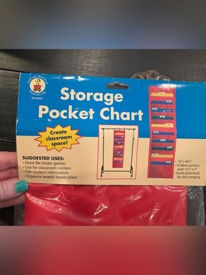 Carson-Dellosa Storage Pocket Chart NEW