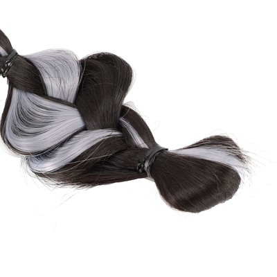 2pcs Bubble Ponytail Extension Cute Synthetic Braid Perücke Lange Bubble Gef SAL
