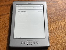 Amazon Kindle 4th Gen. Selling as faulty. Device is discontinued .