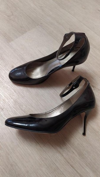 Women Carvela Boots Black Patent Leather 39