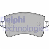 Delphi BremsbelÄGe Satz Hinterachse Passend FÜR Audi A4 A5 Q5 | LP2106