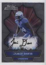 2021 Wild Card Alumination Jamin Davis Rookie Auto RC 2b7. rookie card picture