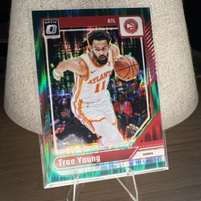 2024-25 Panini Donruss Optic #186 Trae Young Green Shock /149 Hawks Sp
