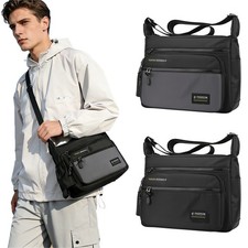 Lightweight Shoulder Bag - Waterproof Adjustable Straps Sling Bag for Men Women