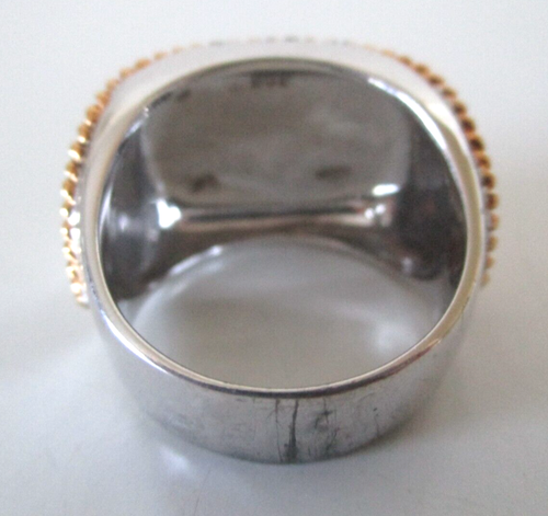 Bradford E.C. EAGLE Men's Ring-King of American Silver-Morgan Ingot-Size 11.5 - Picture 6 of 9