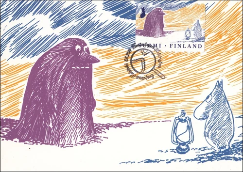 Moomin Finland Advice of Moomins to the Good Life Courage FDC Maxi Card 2019