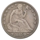 1854-O Seated Liberty Half Dollar Arrows *8913