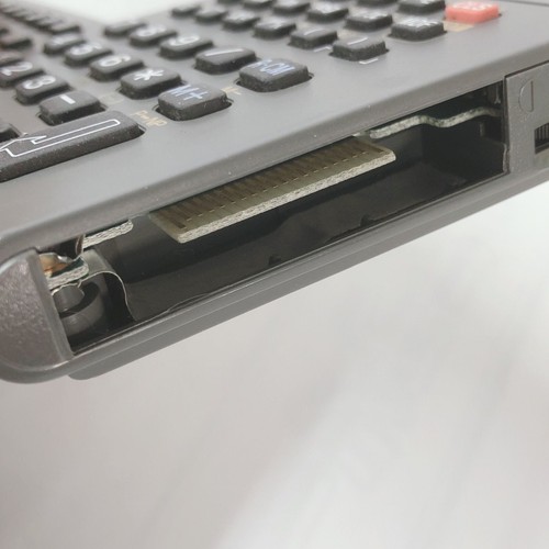 SHARP Komputer kieszonkowy PC-E200 Kalkulator vintage Testowany Japonia - Zdjęcie 4 z 10