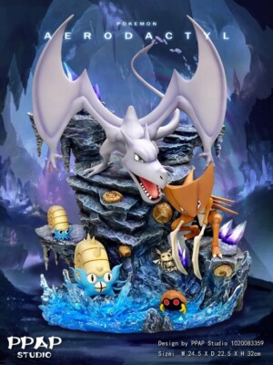 PPAP Studio Aerodactyl Statue H32cm Fossil Group Series Anima