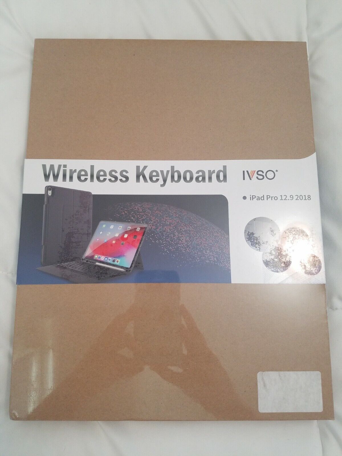 IVSO Wireless Keyboard for iPad Pro 12.9 " 2018 Black