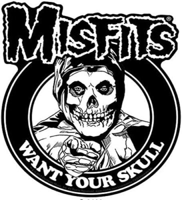 Misfits Band Music Album Song Want Your Skull Fiend Logo 4.5x4'' Sticker