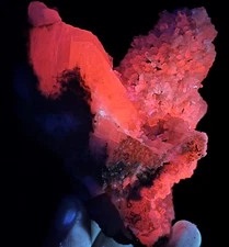 369g Magic Skeletal Electrical Candle Quartz Crystal and UV Fluorescent C546