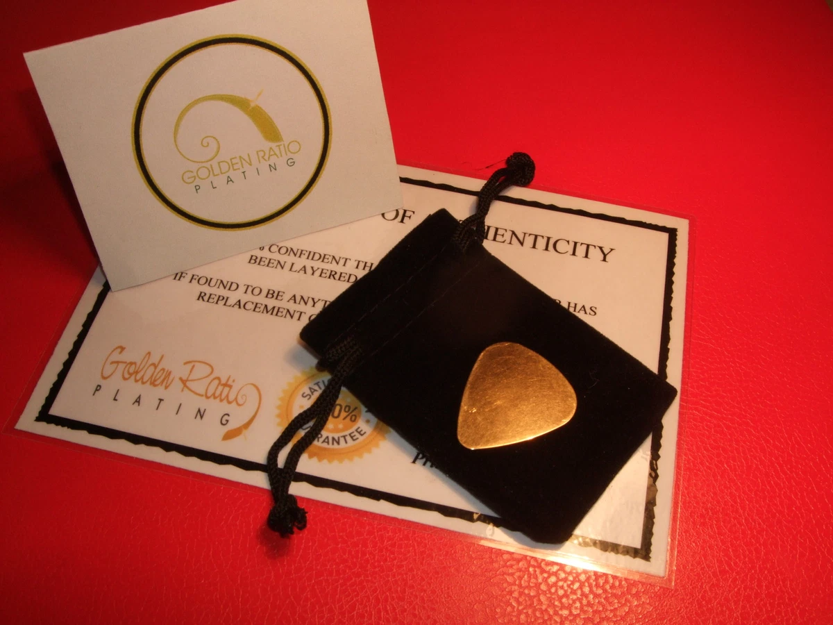 Gold plectrum discount