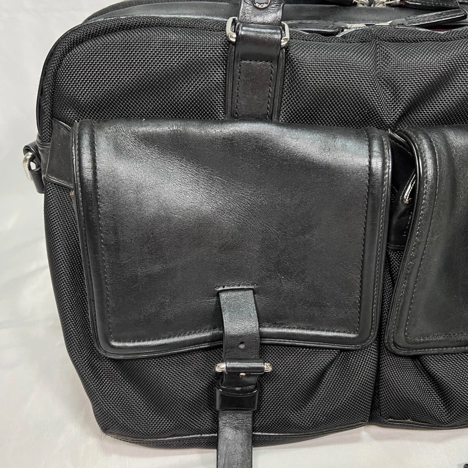 TUMI 29256D BEDFORD T-Pass Carlton Briefcase black leather - Image 4 of 4