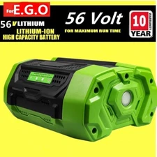 56V 5.0Ah For EGO Battery 56 Volt BA1400T BA4200 BA2800 ST1502LB Power+ Tools US
