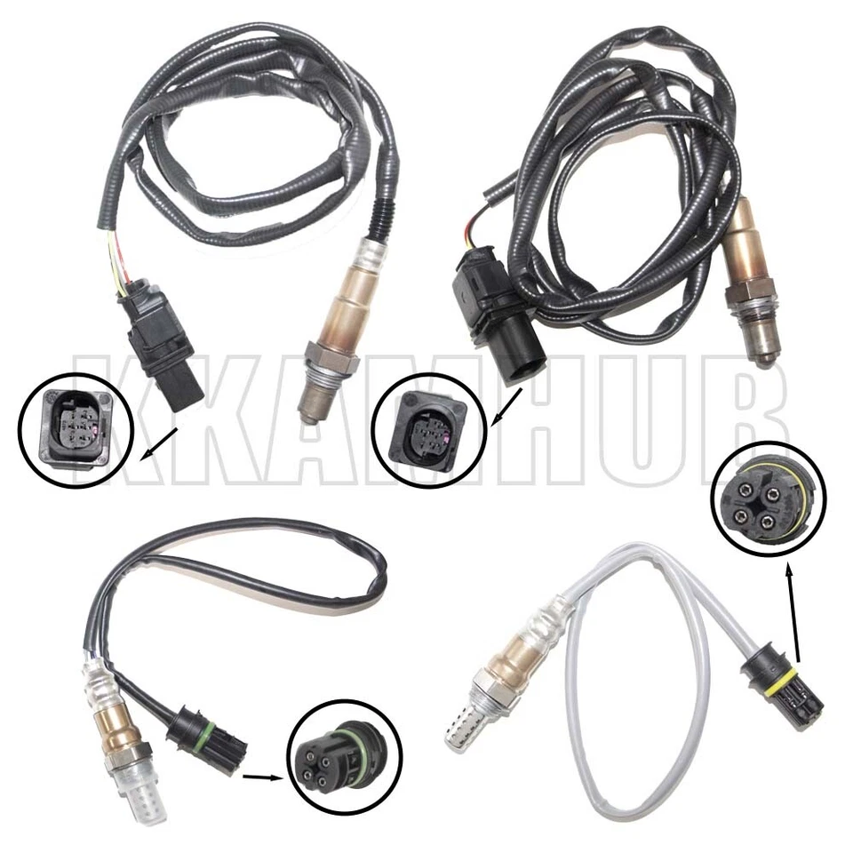 4X Upstream+Downstream Oxygen Sensor Fit 2008-2010 BMW 528I X3 X5 3.0L - Image 2 of 4