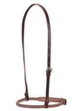 CASHEL ADJUSTABLE WESTERN CAVESON ROUND NOSEBAND HARNESS LEATHER - CAVH