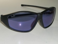 VINTAGE B L RAY BAN B0007 MATTE BLACK SPORT VIOLET GOLF CALLAWAY WRAP SUNGLASSES