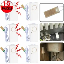 120db Water Leak Alarm Flood Level Overflow Detector Sensor Home Security Alert