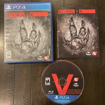 Evolve (Sony PlayStation 4, 2015) With Manual