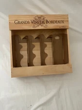 Rectangular Wine Rack Shelf for 4 wine bottles custom - SG1