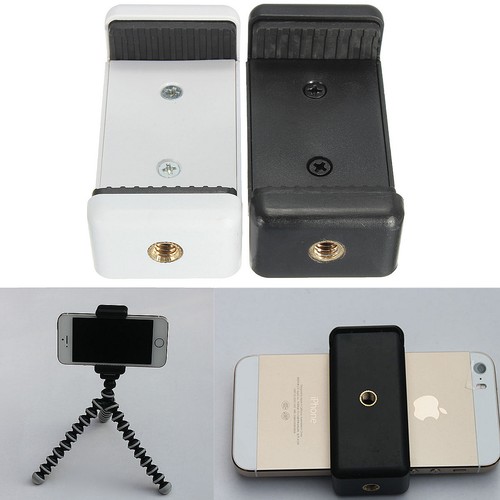 Mobile Cell Phone Clip Bracket Holder Mount Universal For Monopod/Tripod Stand - Picture 4 of 5