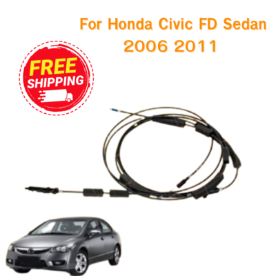 Lid Open Trunk / Fuel Gas Door Release Cable For Honda Civic FD