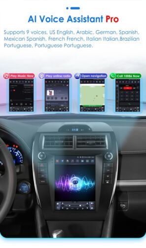 9.7'' 8Core Car Stereo Radio GPS For Toyota Camry 2012-2014 Apple CarPlay 4+32GB - Picture 15 of 24