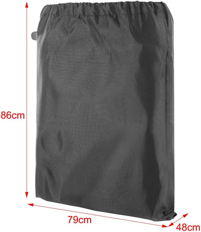 Cooler Cart Cover - Waterproof, Fits Most 80 QT Rolling Coolers, Black
